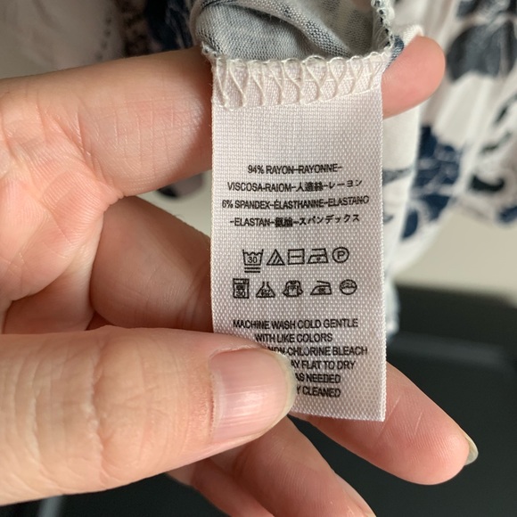 Free People Glenside Floral Strappy Back Blouse - Picture 7 of 7